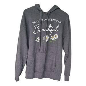 Wound Up Heather Gray Fleece Hoodie